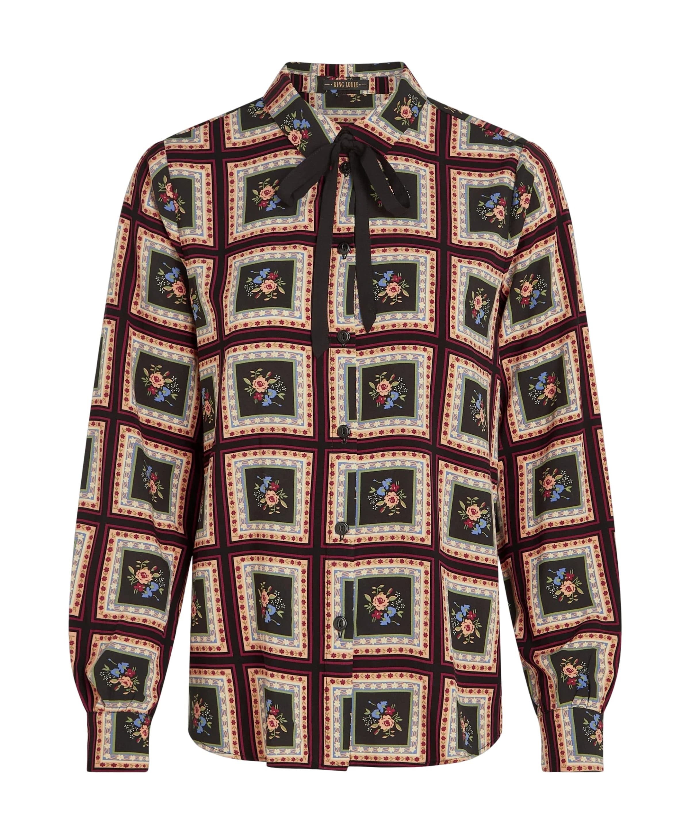 King Louie Dames blouse zwart