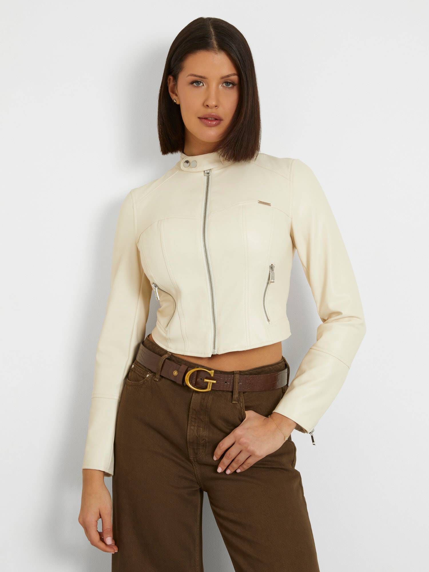 Guess| Damen Kunstlederjacke ANITA
