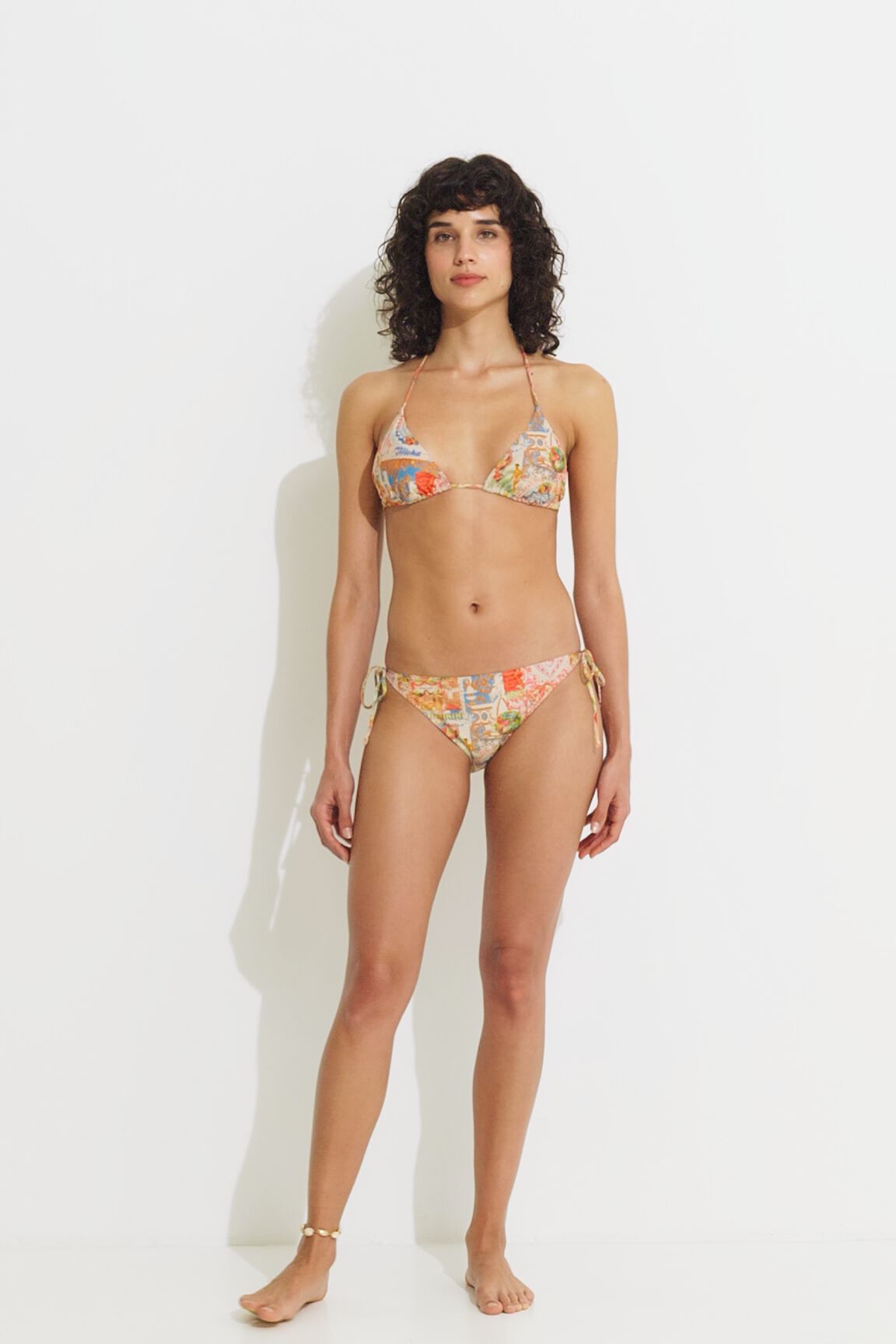 Culotte de bikini lurex