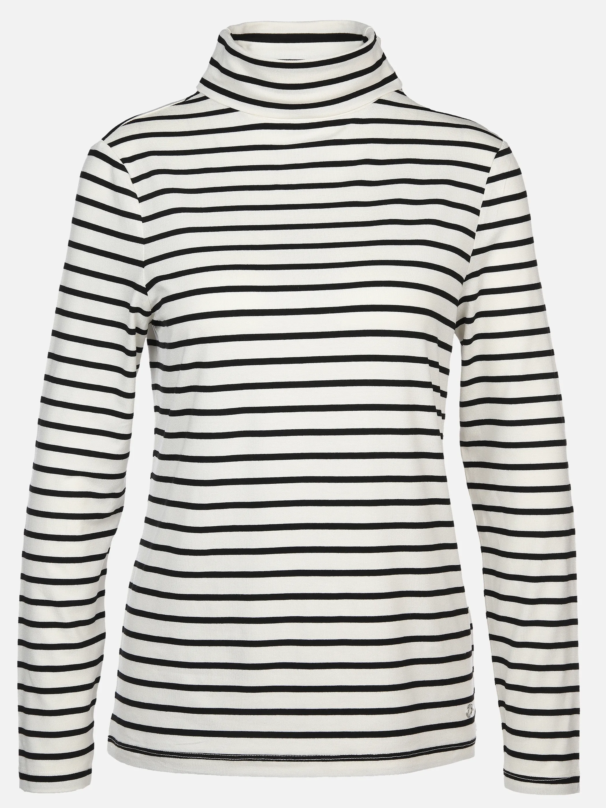 Damen Rollkragenshirt mit Streifen