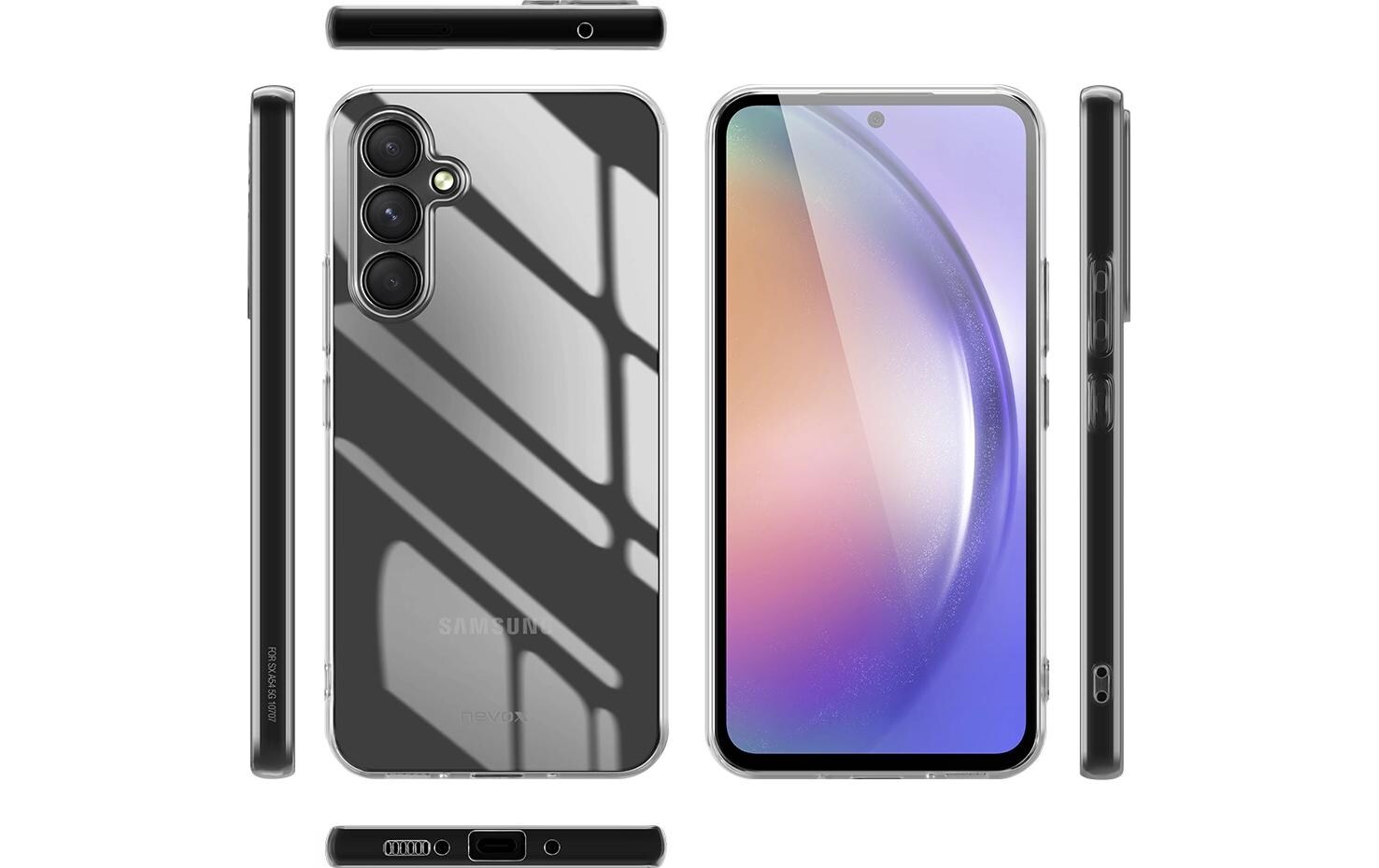 Back Cover StyleShell Flex Galaxy A55 5G TransparentSchutzhülle aus TPU für das Samsung Galaxy A55 5G