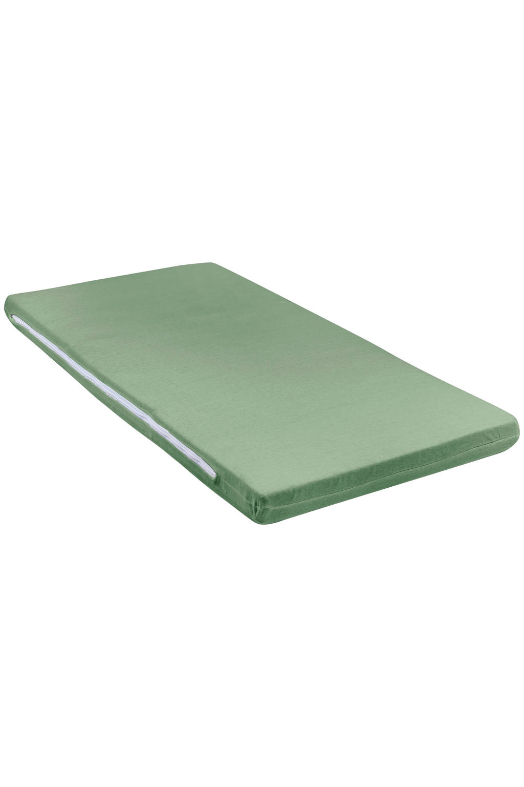 Prima lakentjekatoenen jersey matrashoes DeLuxe voor campingbed 60x120cm forest green