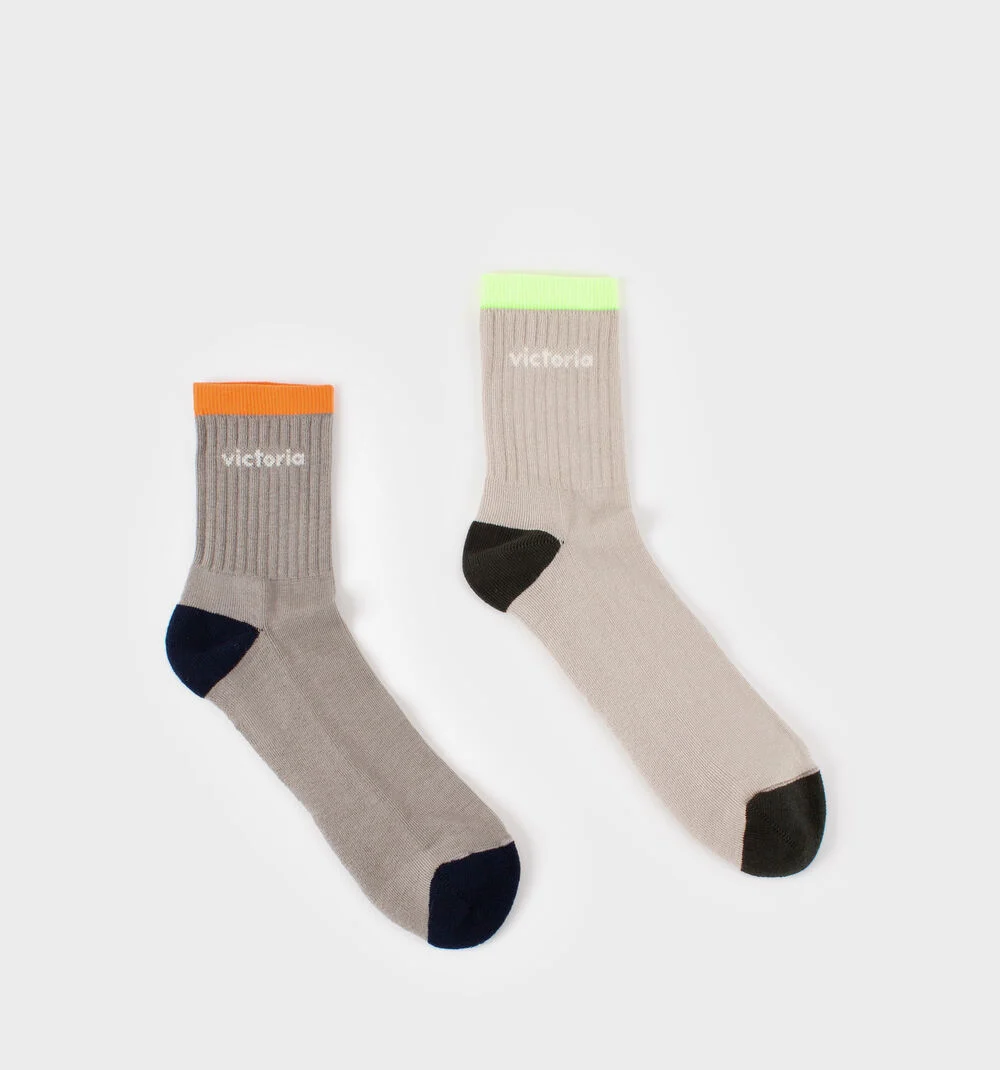 CHAUSSETTES COTON FLUOGRIS