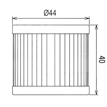 Filtre à huile HifloFiltro HF131 Type origine