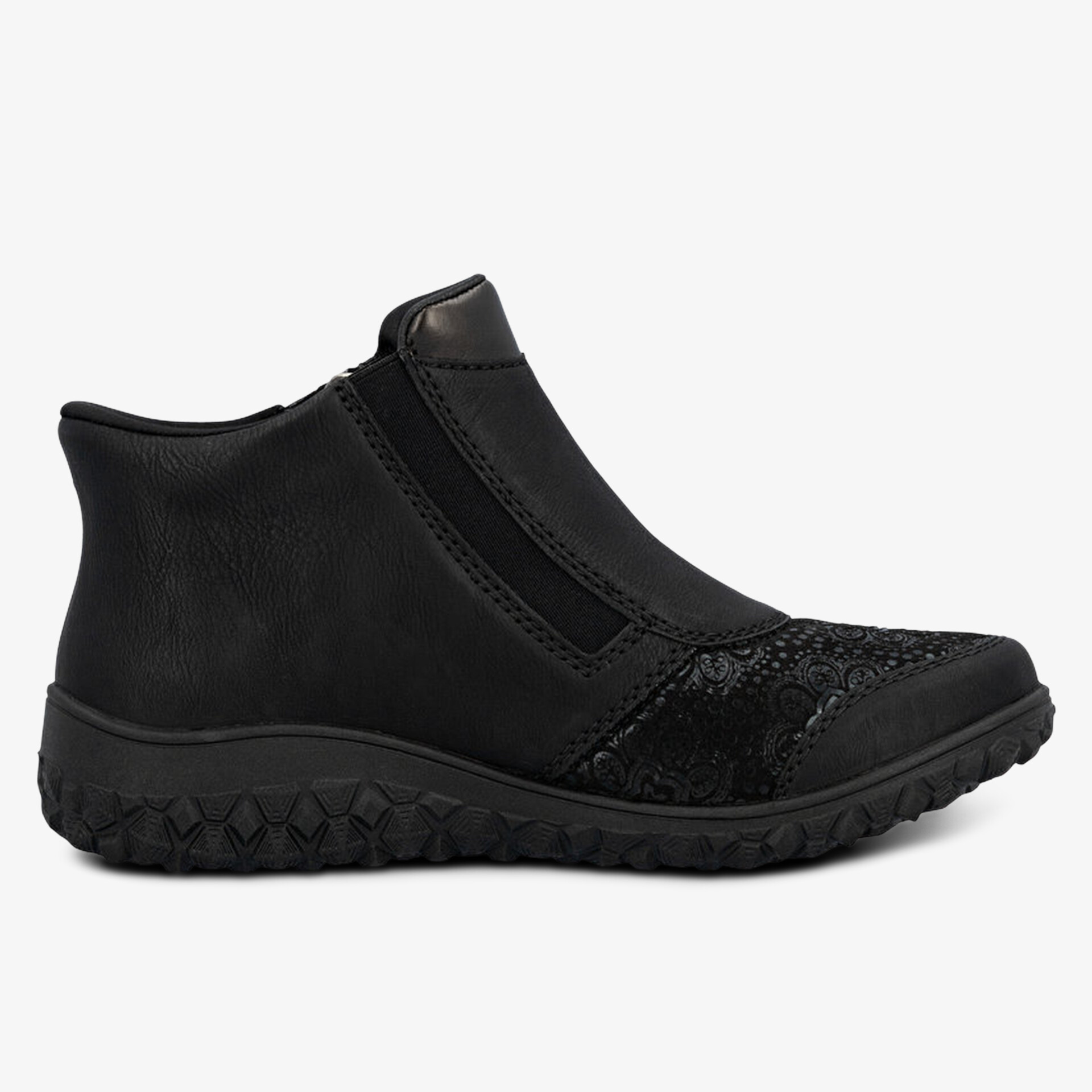 rieker Damen Stiefeletten schwarz