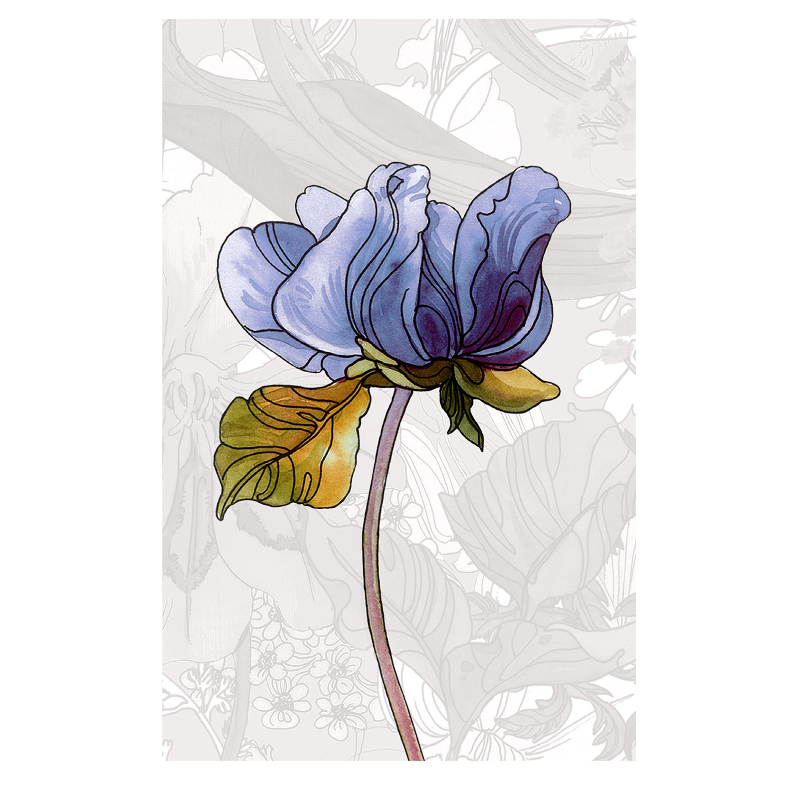 Wandbild CASTA - bunt - 50x70 cm