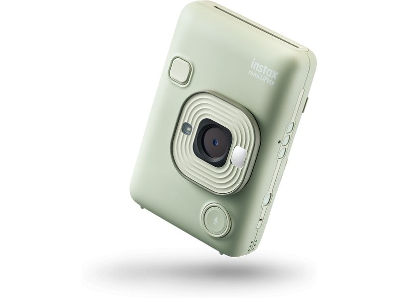 Fujifilm Fotokamera Instax Mini LiPlay Grün Hybrid-Sofortbildkamera