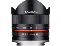 Samyang 8mm F2.8 UMC Fish-eye II, Vidvinkellinse, 11/8, Fujifilm X