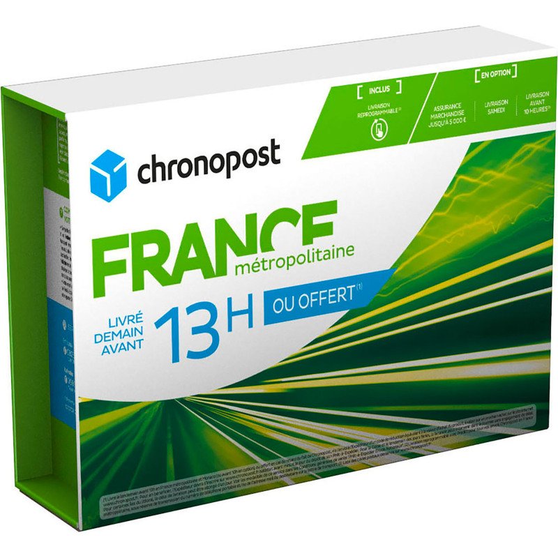Boite Chronopost - France Métropolitaine et Monaco -3kg - Livraison avant 13H