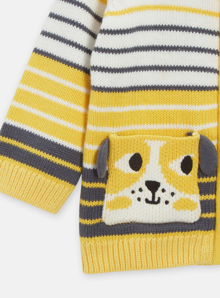 Gilet à rayures pour bébé garçon