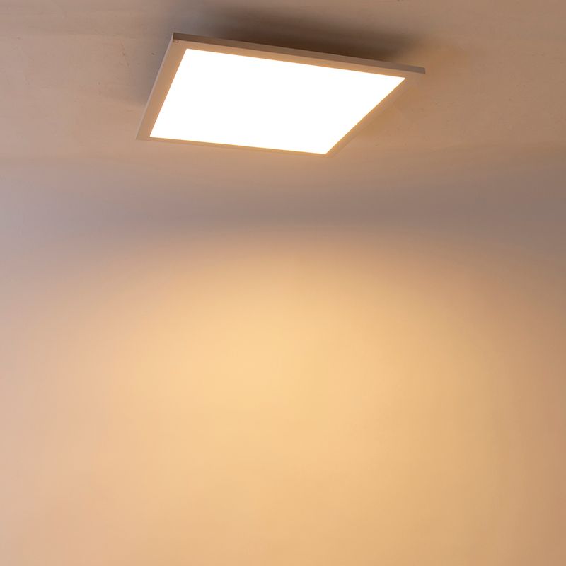 Modern LED paneel wit 40 cm incl. LED 4-staps dimbaar - Liv