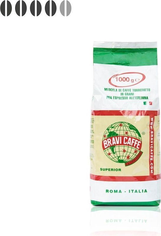 Bravi Caffè - Superior - Koffiebonen - 6kg - 70% Arabica - Medium gebrand