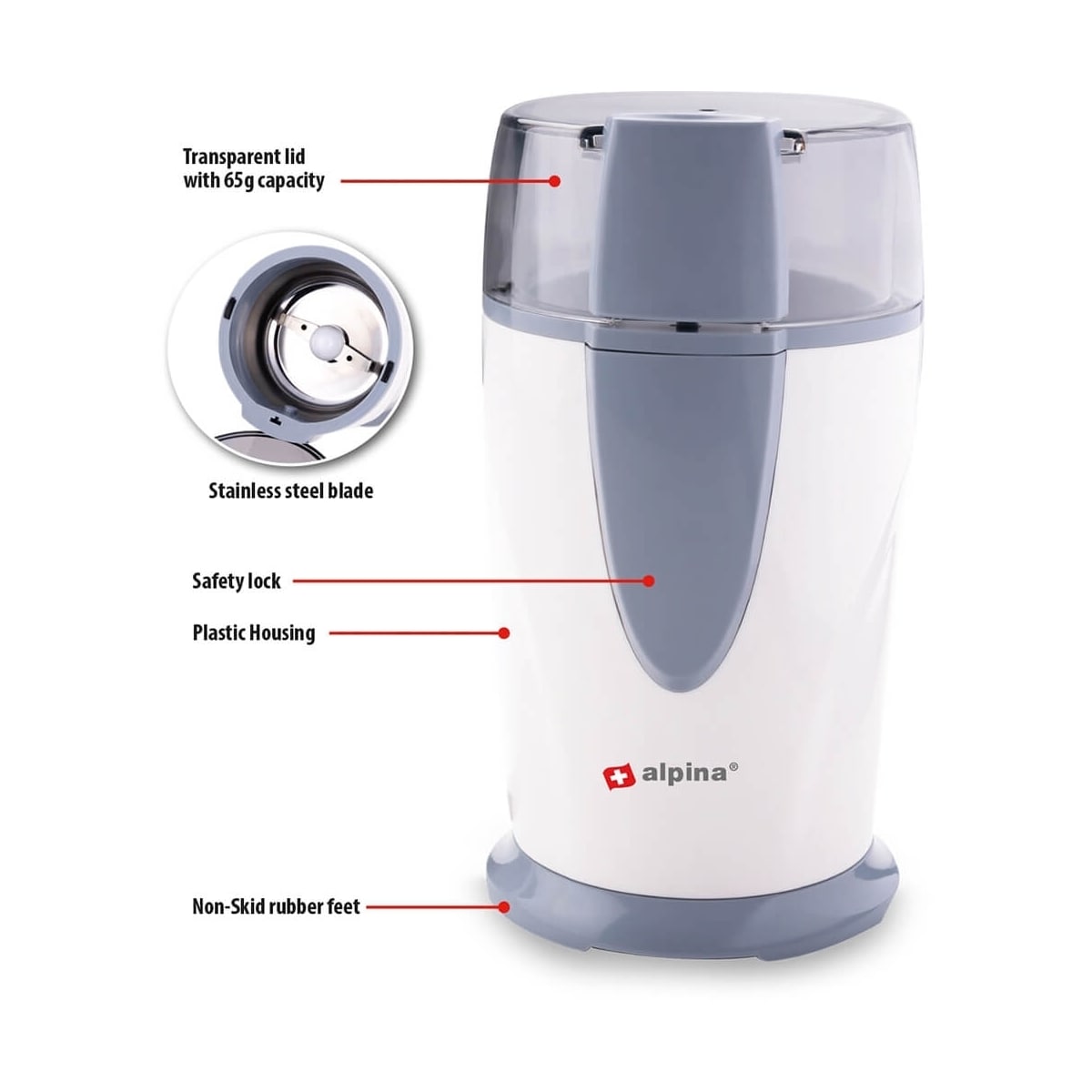 Alpina Kaffekvern 150W