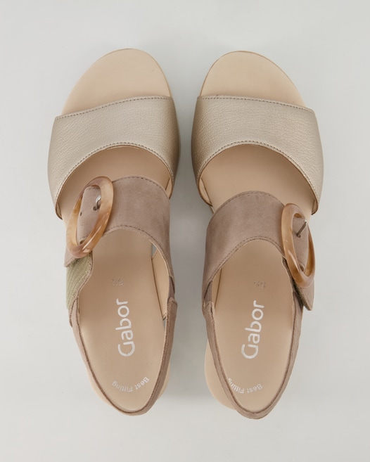 Gabor 24.645.62 Sandalen in Gold