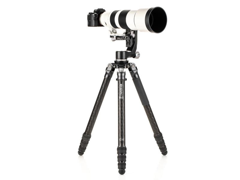 Benro Stativ TMTH44C Mammoth Carbon Robustes, 4-teiliges Karbonfaser-Stativ, perfekt für schwere Lasten