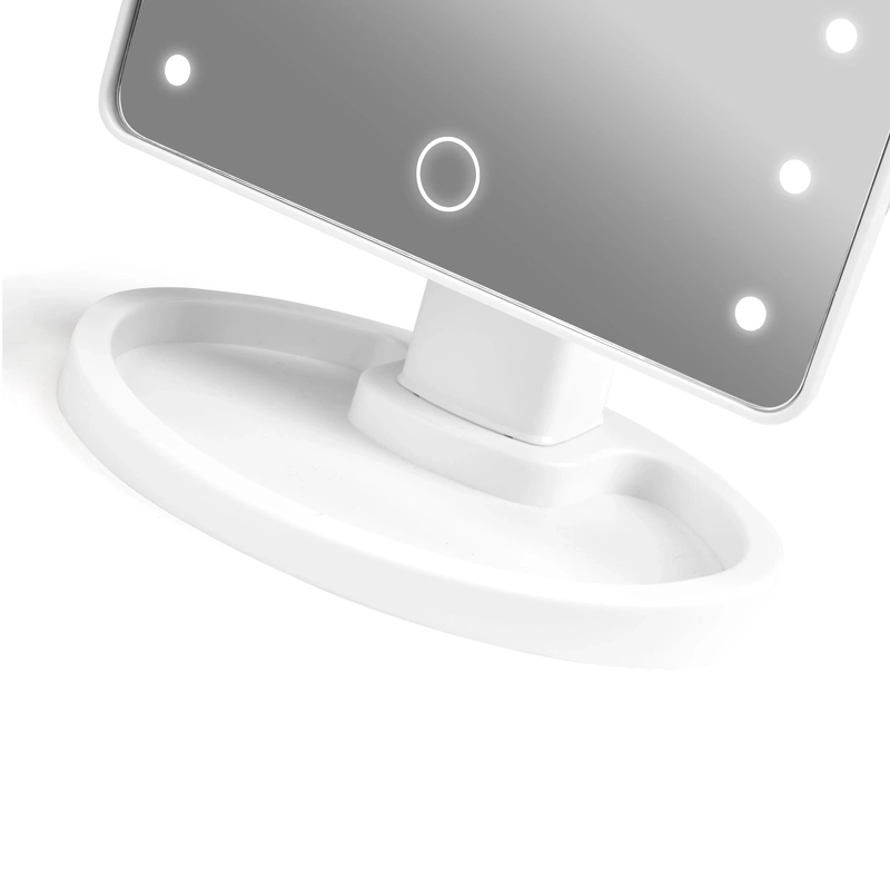 Gillian Jones Hollywood Mirror with Touch & USB-C - White 10261-90