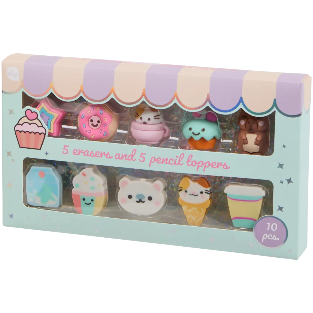 Embouts de crayon et gommes