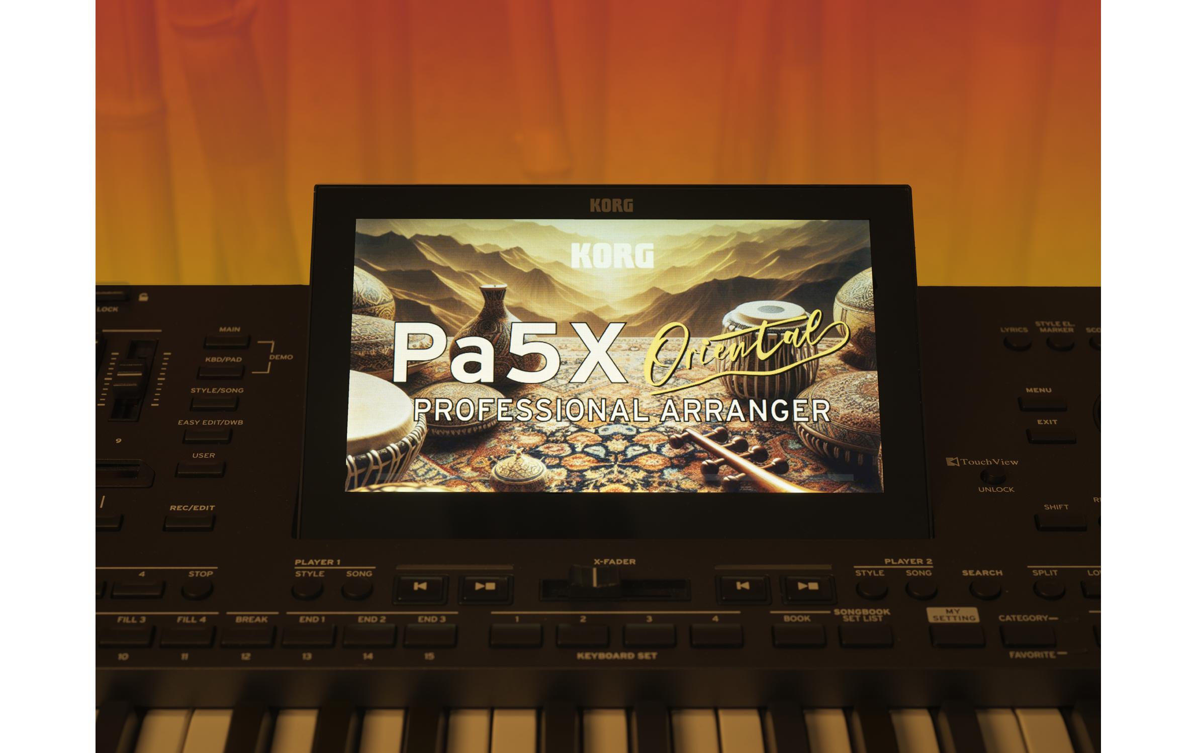 Keyboard Pa5X 76 Oriental<br>Keyboard mit 76 Tasten aus der Arranger-Serie