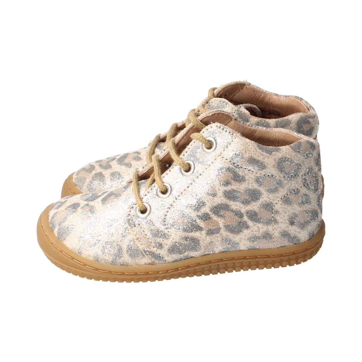 WL3211-33 glitter ecru LEO velours leather laces Weite/W