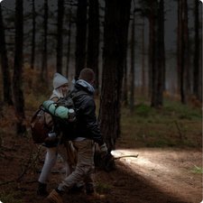 Lampe de poche LED Adventure TA500BF, noir