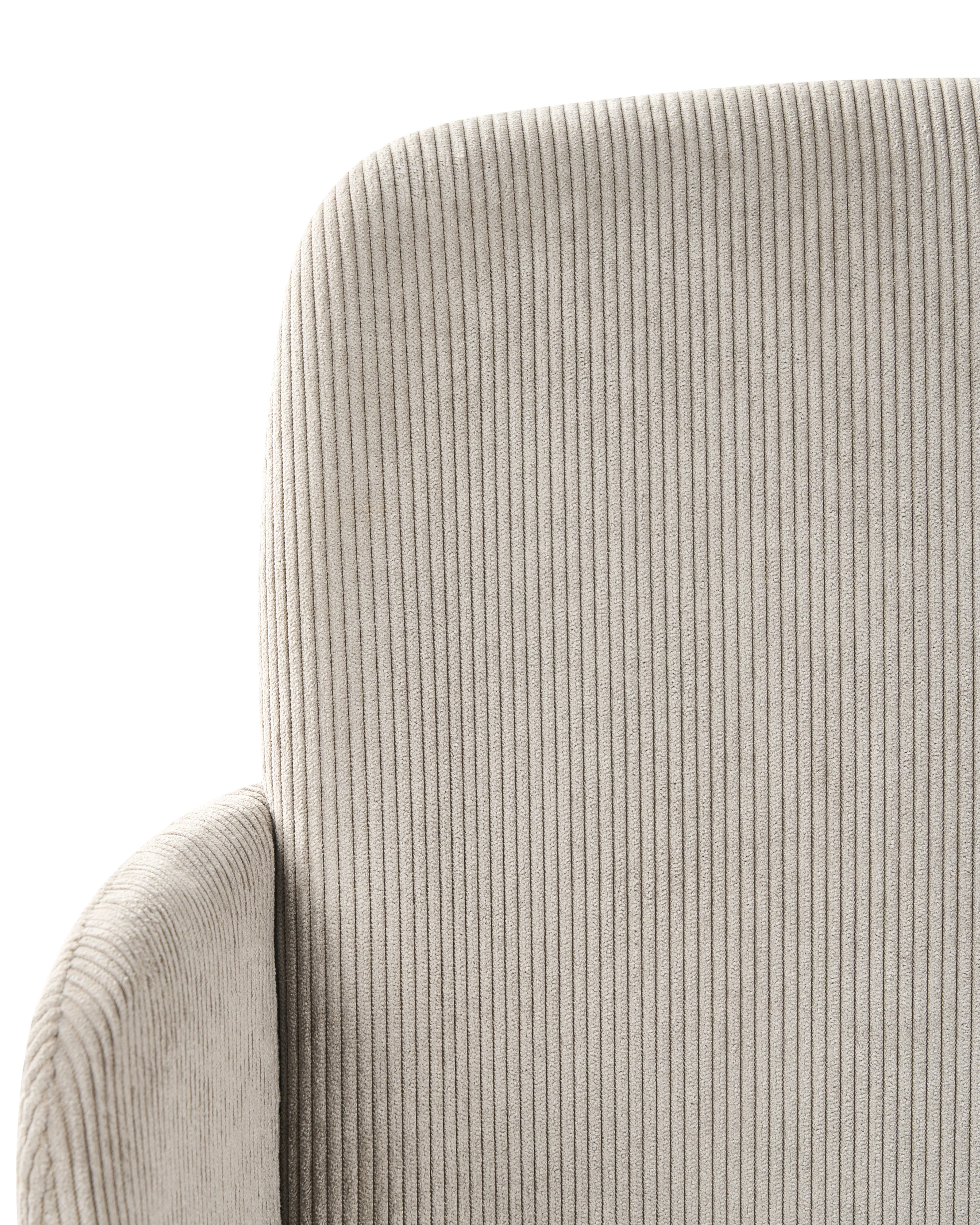 Bureaustoel DRYDEN Corduroy Taupe