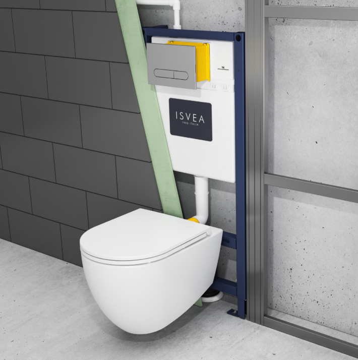 Isvea Durezza Duofix Drywall inbouwreservoir 12cm