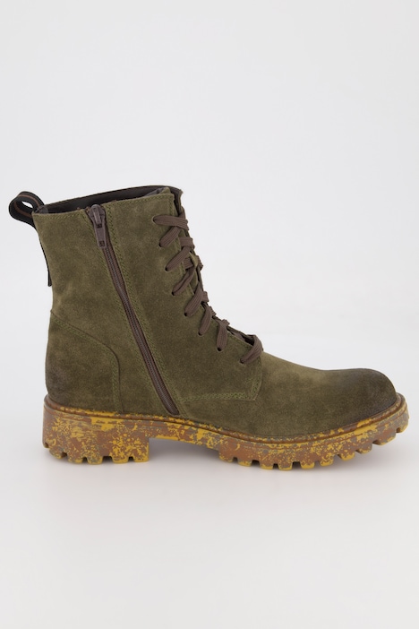 Josef Seibel Lederstiefel, Schnüroptik, Komfortweite