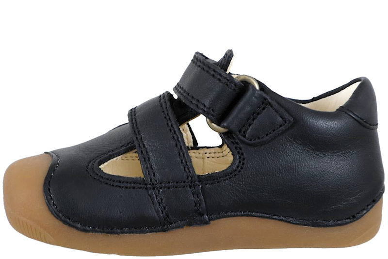 BUNDGAARD PETIT SUMMER SANDAL I SORT SKIND