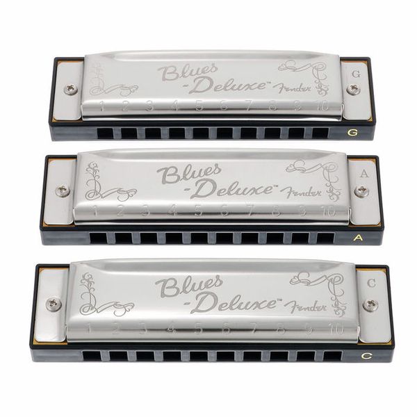 Fender Blues Deluxe 3 Pack with case