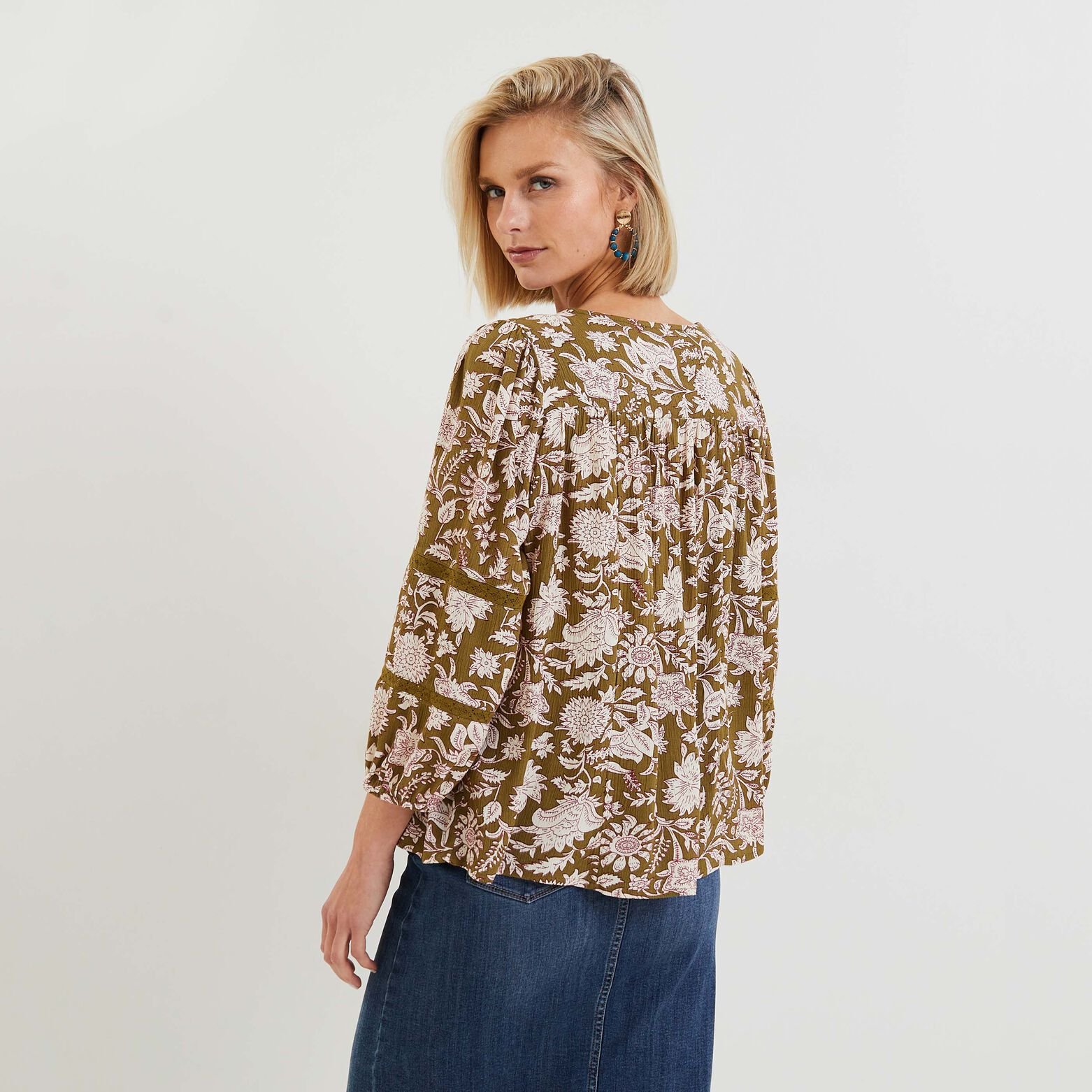 Blouse imprimée femme