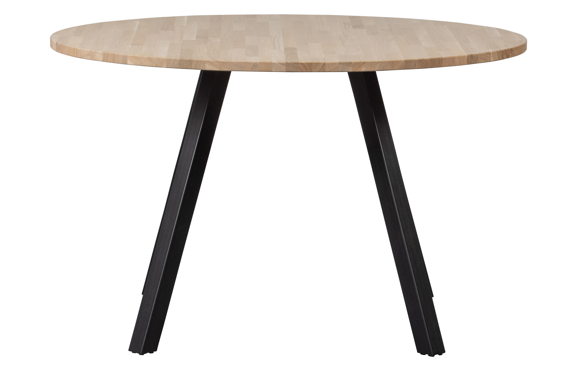 Tablo tafel rond eiken Ø120 onbehandeld [fsc] 2-standen poot