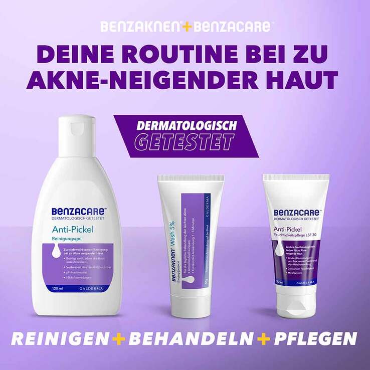 Benzacare Anti-Pickel Feuchtigkeitspflege SPF 30, 50 ml