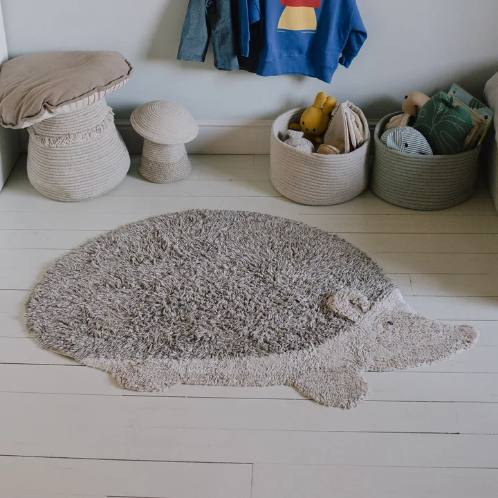 Lorena Canals - Animal Kinderteppich Hase, 130 x 135 cm