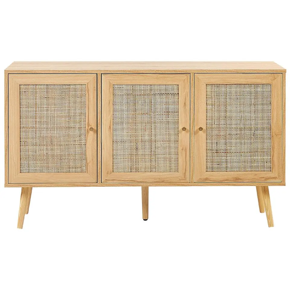 PEROTE - Sideboard - Lichte houtkleur - Rotan