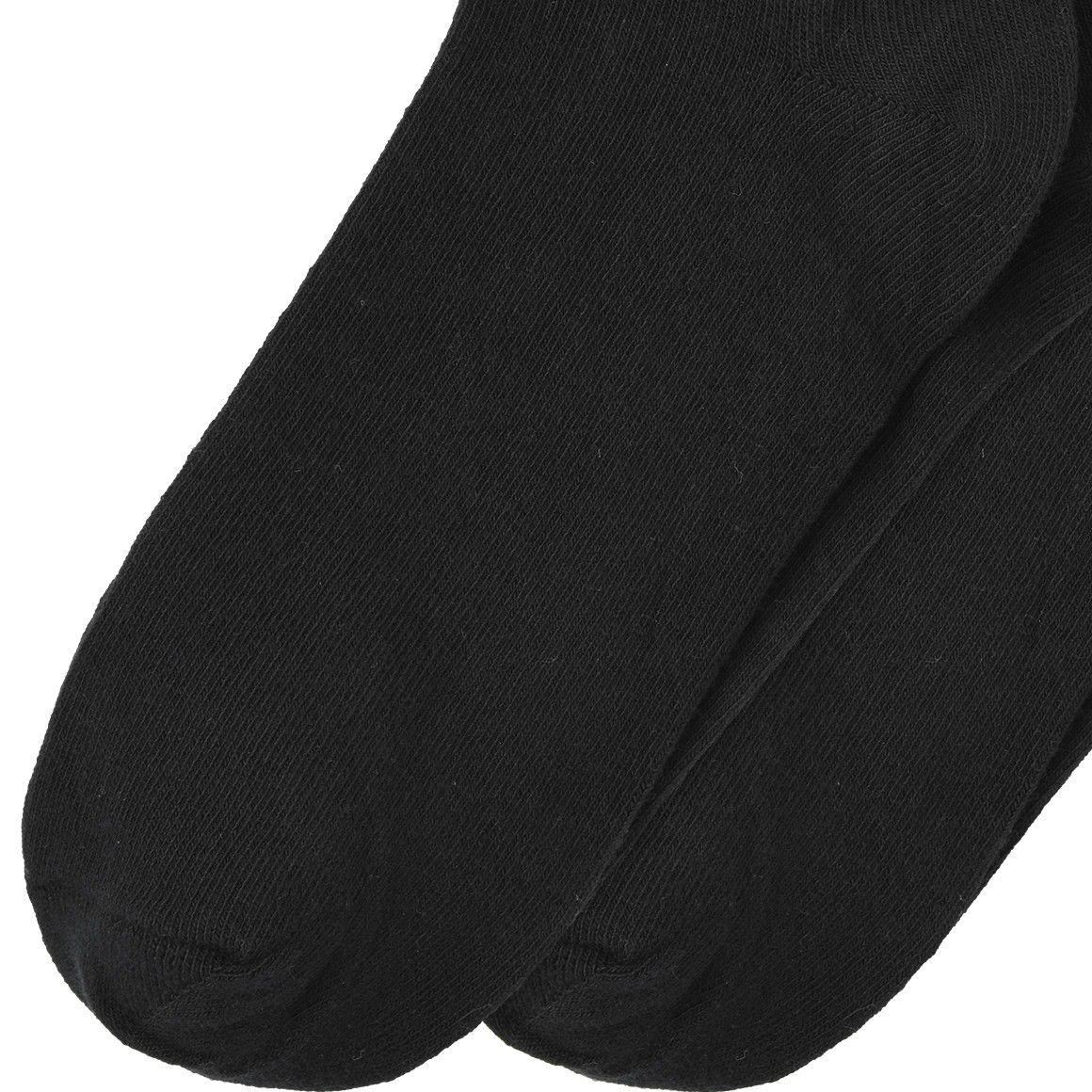 2 Paar Damen Sneaker-Socken unifarben schwarz