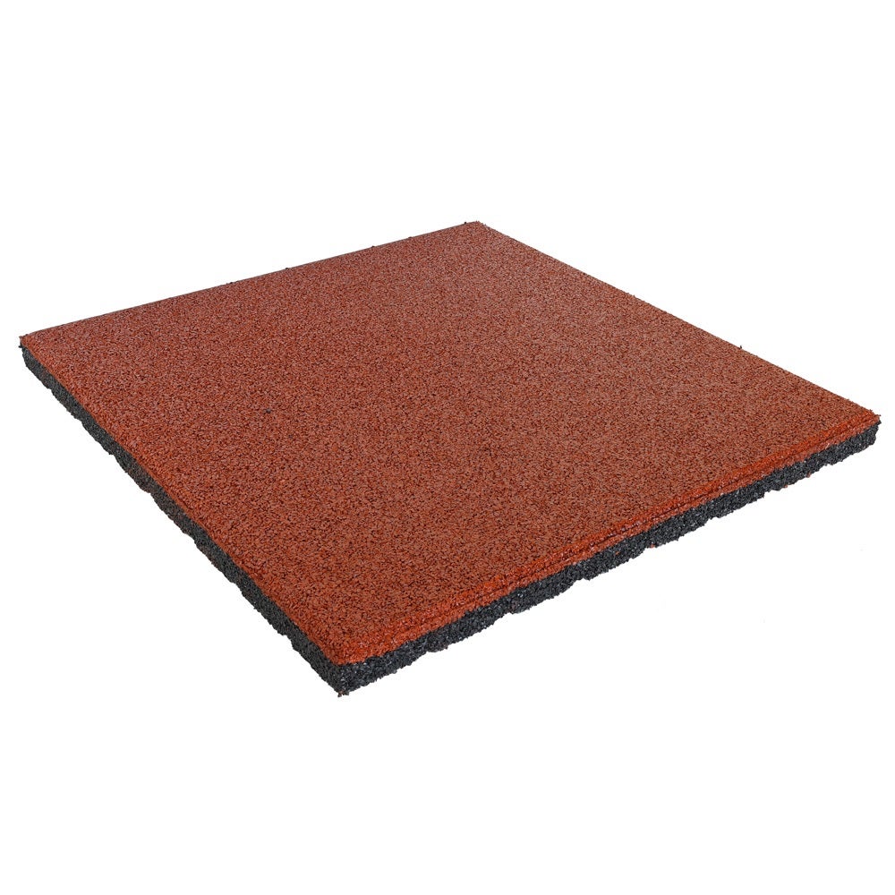 Rubbertegel 30 mm - 50 x 50 cm - Rood