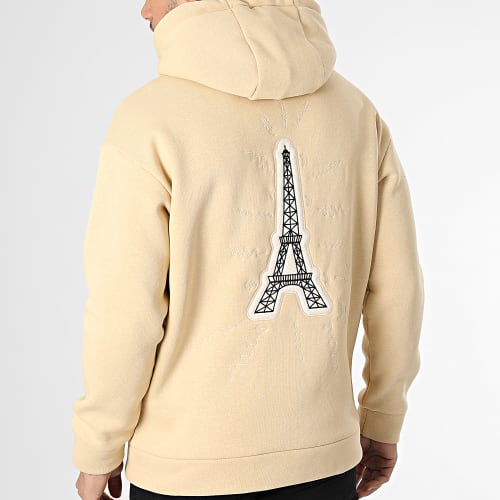 Sweat Capuche Beige
