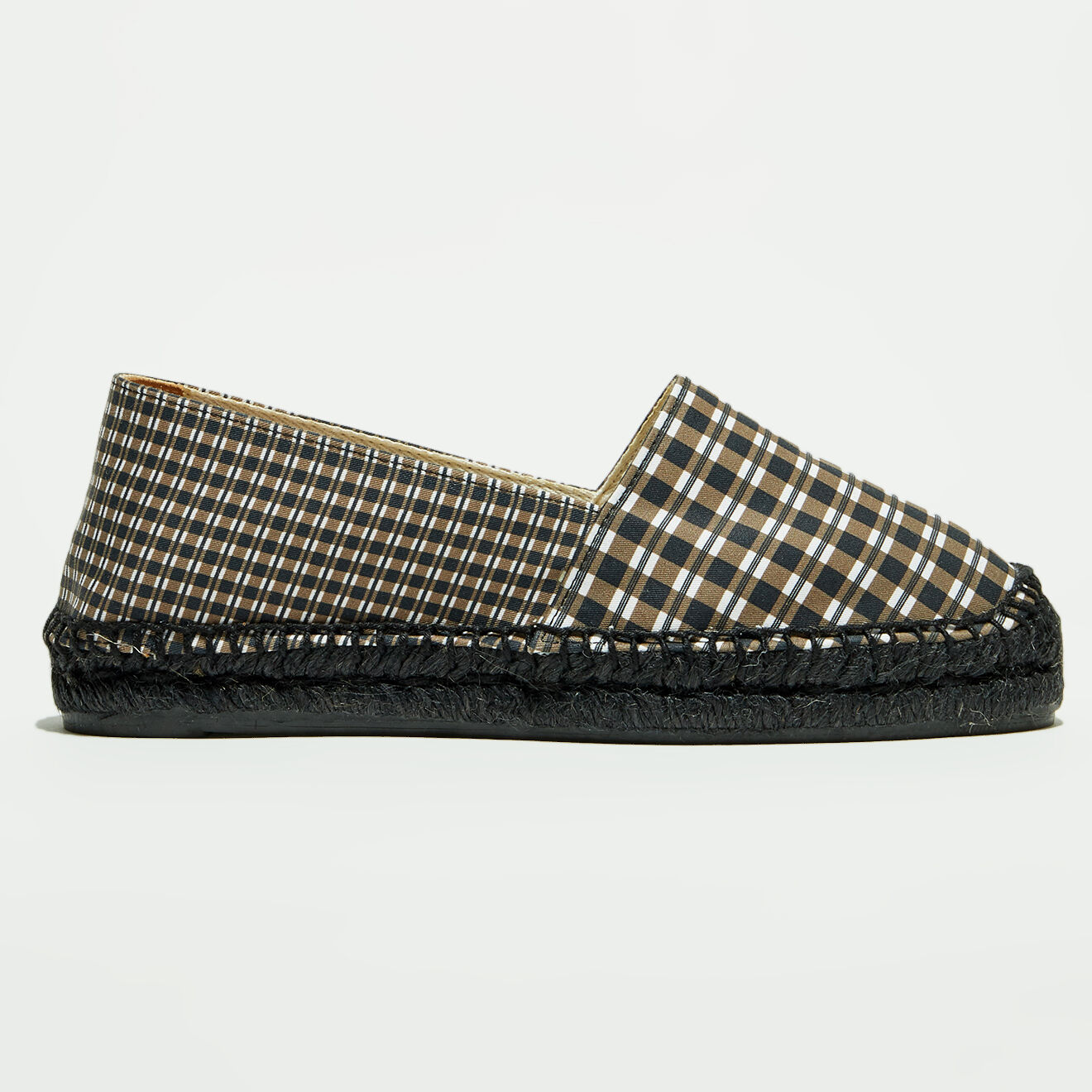 Castaner Espadrilles Kim à carreaux noires