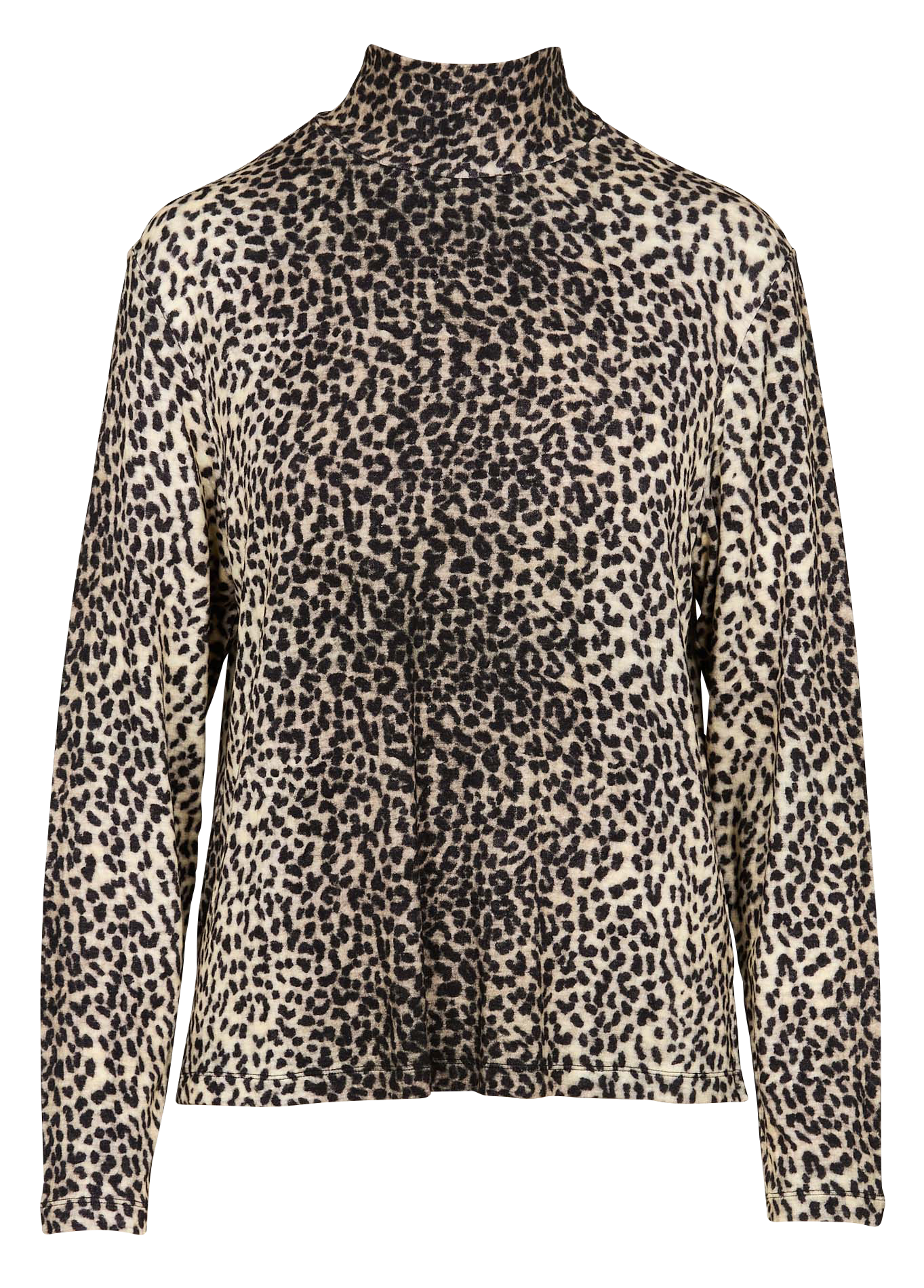 Tee-shirt droit à col montant | Multicolore