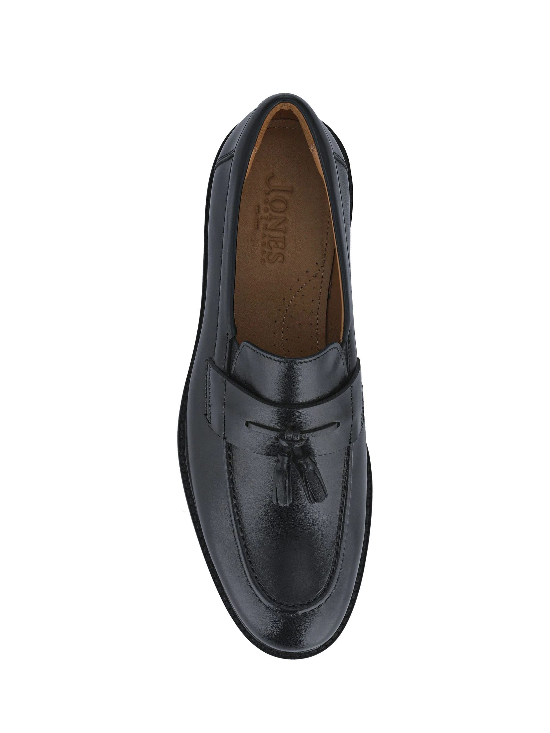 Zwart - Jones Bootmaker Rodrigo Wide-Fit Leather Tassel Loafers