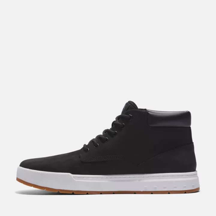 Bota Chukka de couro Maple Grove para homem, na cor preta.