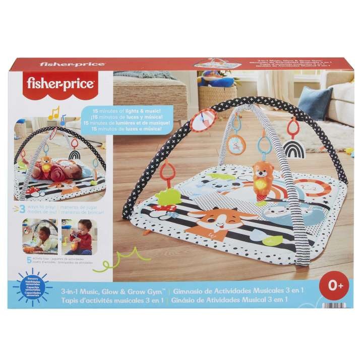 Fisher Price Newborn – 3 in 1 Glow Gym (HBP41)