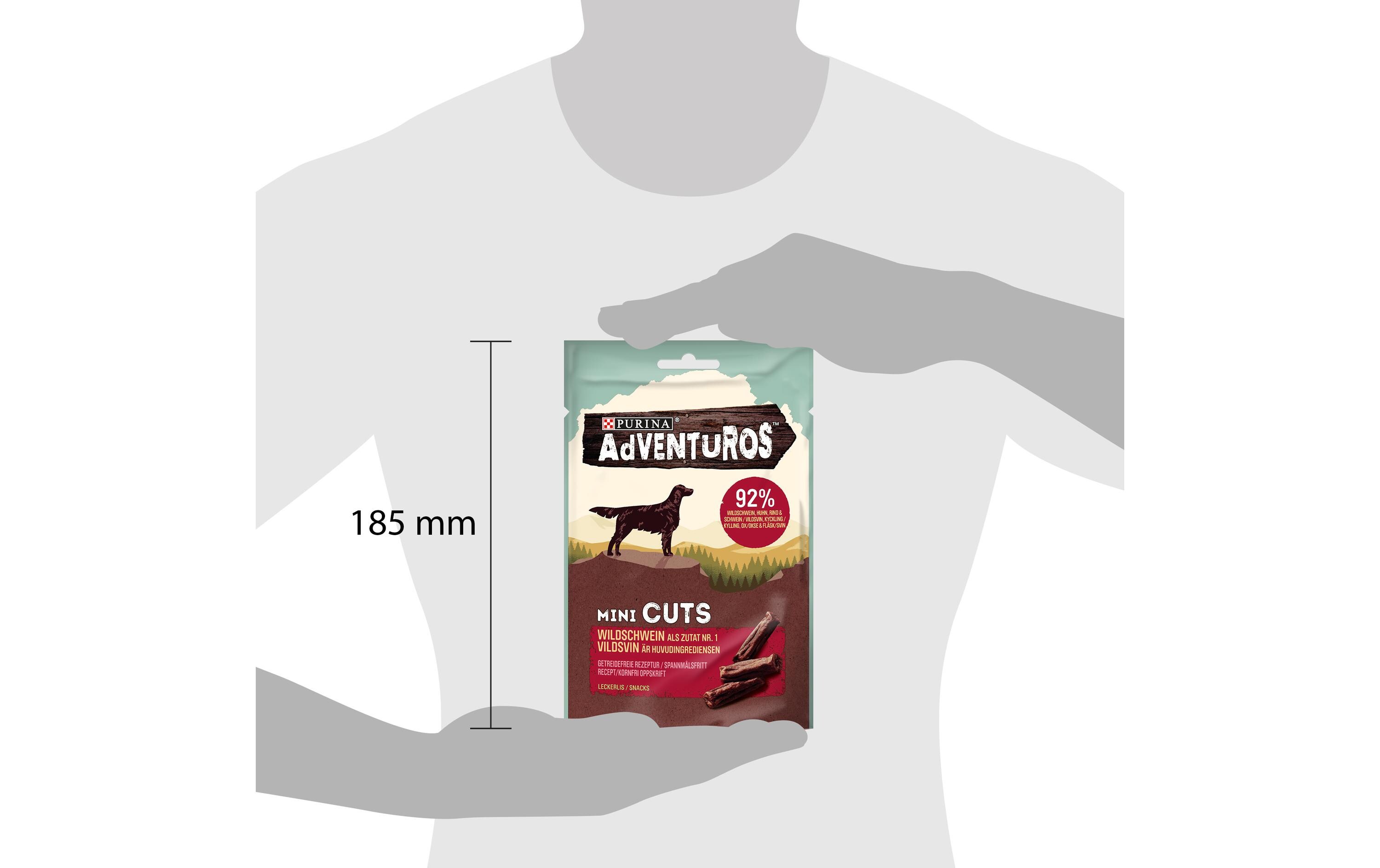 Leckerli Mini Cuts Eber, 70 gSofter Snack für Hunde