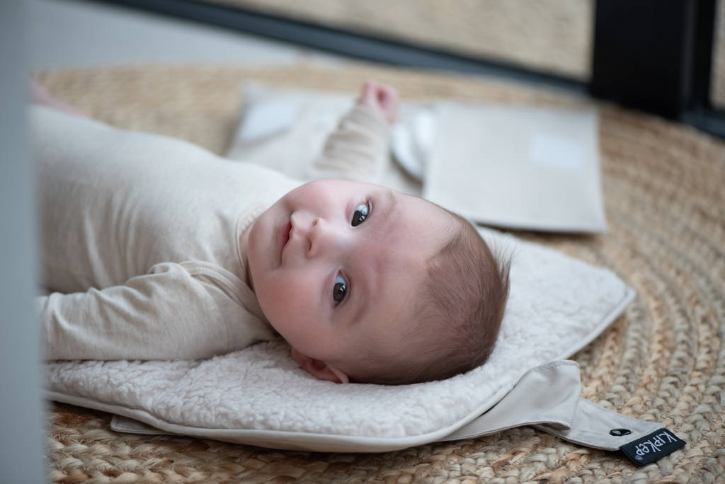 Napper verschoonmatje + luieretui met teddy beige