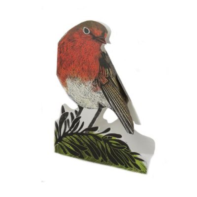 3D Garden Robin Card