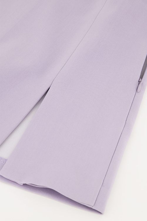 Lila skort met mini split