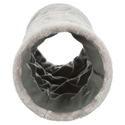 Trixie Spieltunnel Plüsch D=22x60cm grau