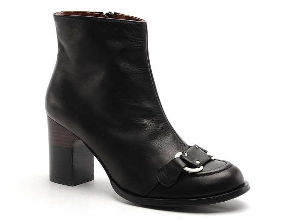 Nemonic boots bottine talons femme 2340 noir
