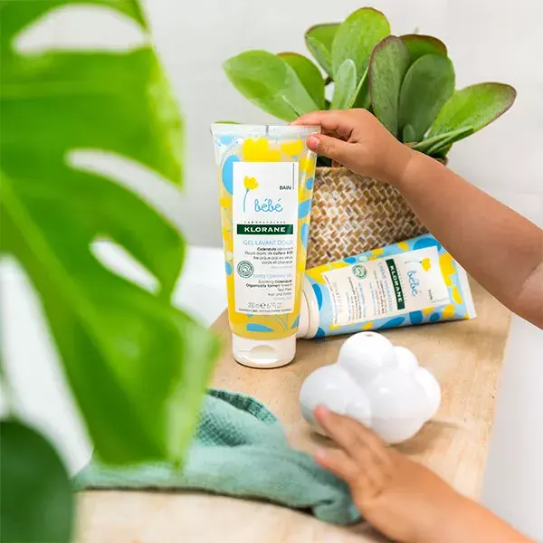 Gel de Limpeza Suave para Bebê Calêndula Klorane 200ml