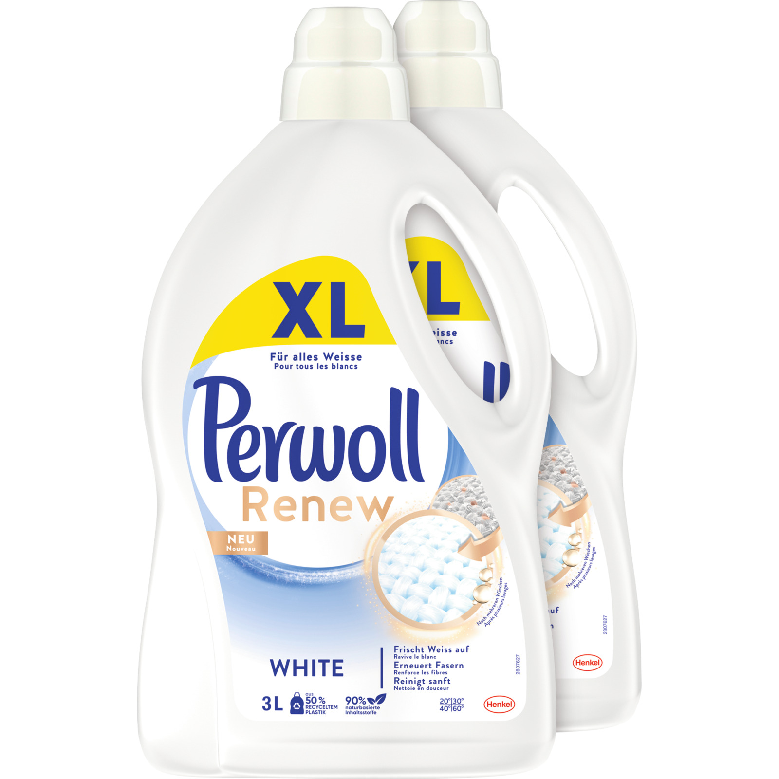 Perwoll White 3D 2x3l